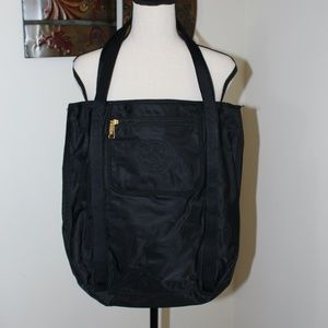 Lauren Ralph Lauren, black packable tote bag NWOT